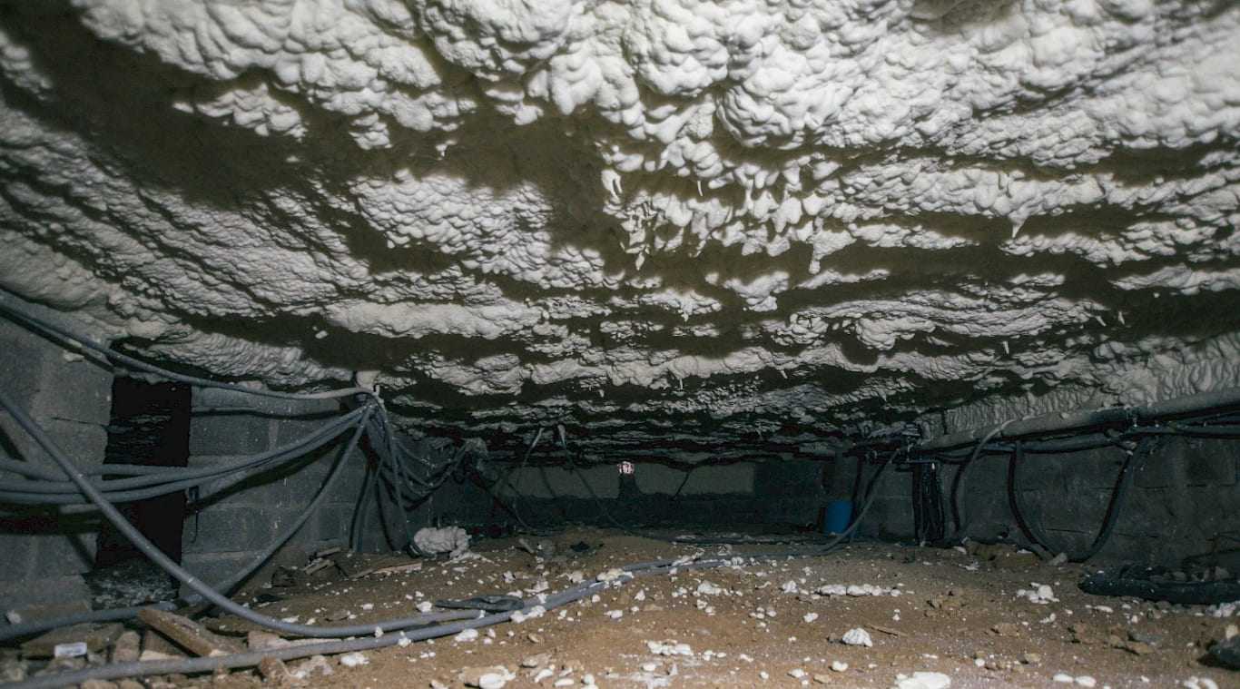 Isolation dalle béton / Vide sanitaire Techfoam, expert en isolation par mousse expansive